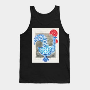 Stenciled Galo Tank Top